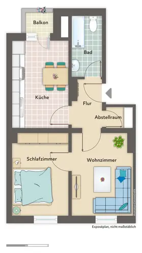 2 Zimmer Wohnung mit 48 m² in Bremen – Bild 8