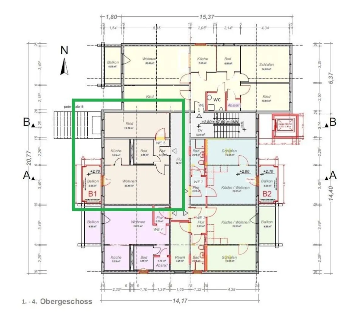 2 Zimmer Wohnung mit 49 m² in Dessau-Roßlau – Bild 7