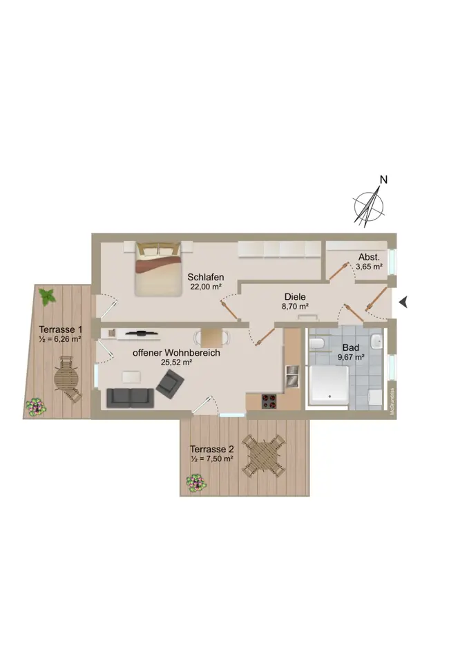 2 Zimmer Wohnung mit 83 m² in Kempten – Bild 10