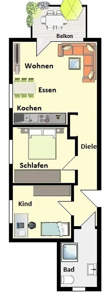 3 Zimmer Wohnung mit 71 m² in Troisdorf – Bild 11