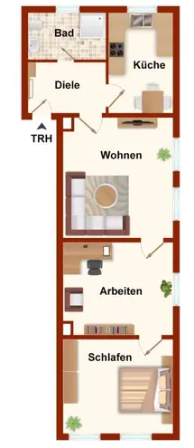 3 Zimmer Wohnung mit 60 m² in Bielefeld – Bild 10