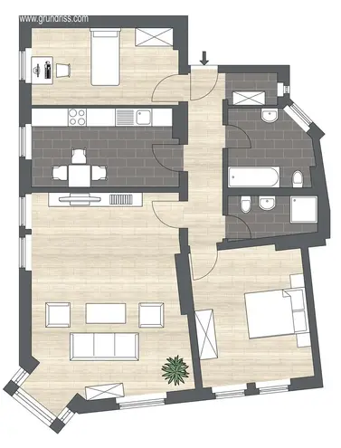 3 Zimmer Wohnung mit 96 m² in Magdeburg – Bild 6
