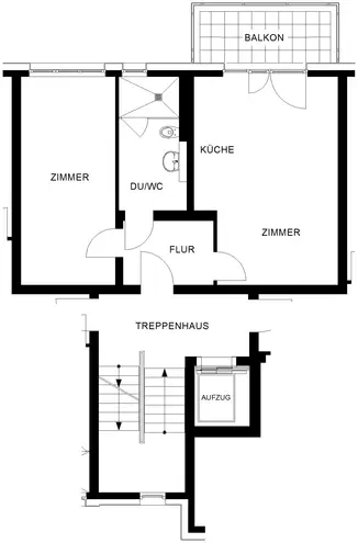 2 Zimmer Wohnung mit 57 m² in Braunschweig – Bild 3
