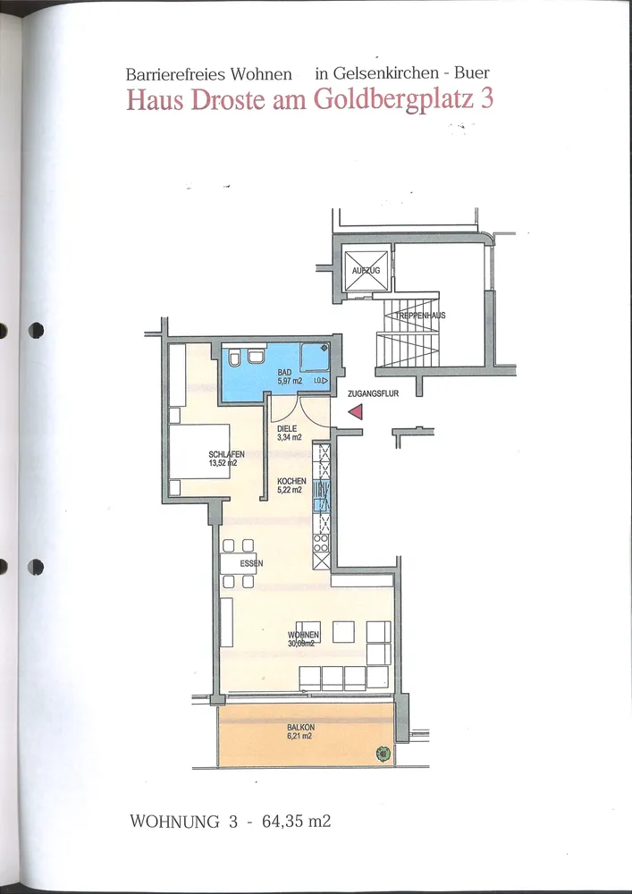 3 Zimmer Wohnung mit 64 m² in Gelsenkirchen – Bild 11