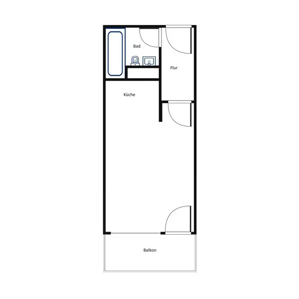 Studio mit 27 m² in Augsburg – Bild 5