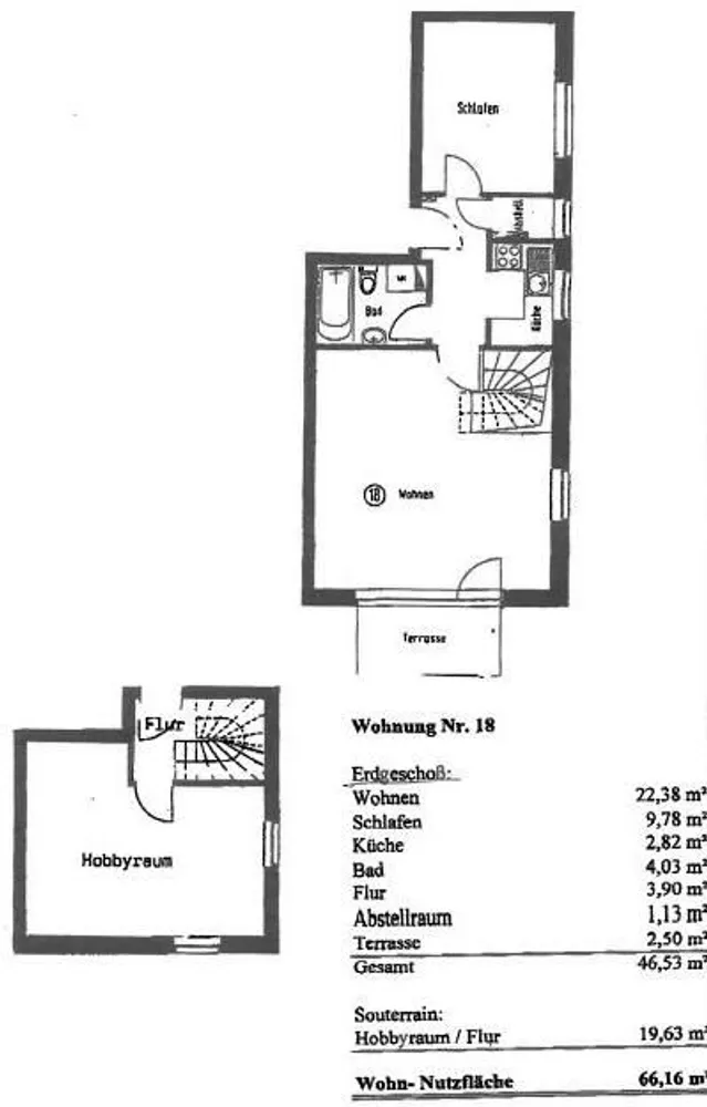 3 Zimmer Wohnung mit 66 m² in Neubrandenburg – Bild 2