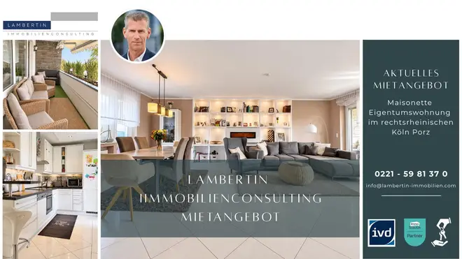 4 Zimmer Wohnung mit 148 m² in Köln – Bild 1
