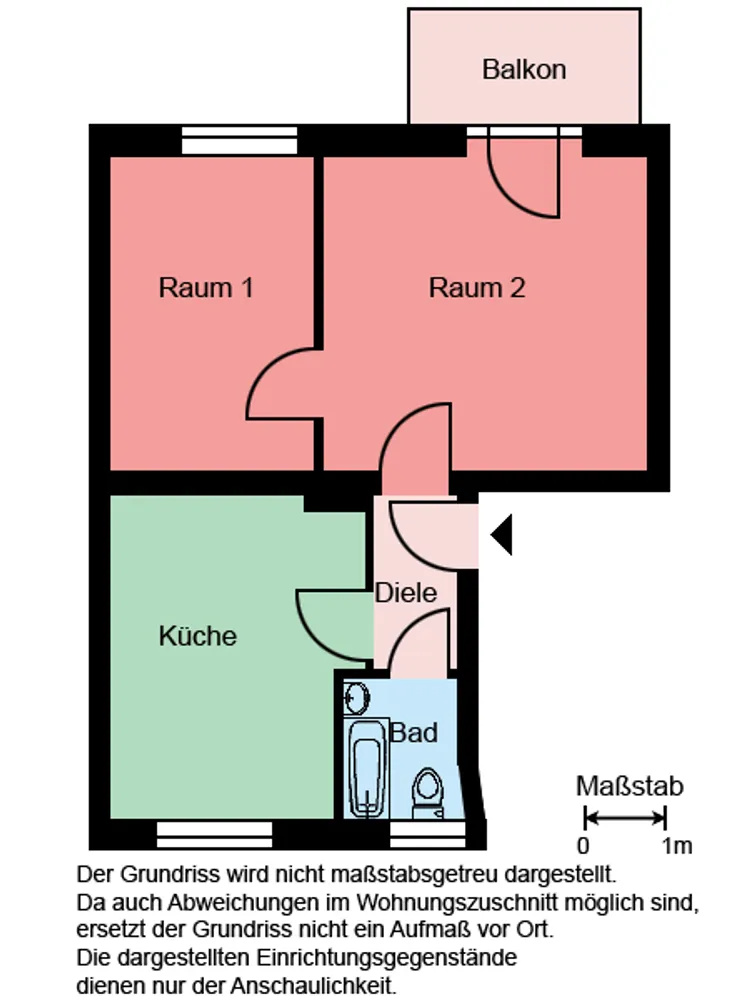 2 Zimmer Wohnung mit 48 m² in Herne – Bild 6
