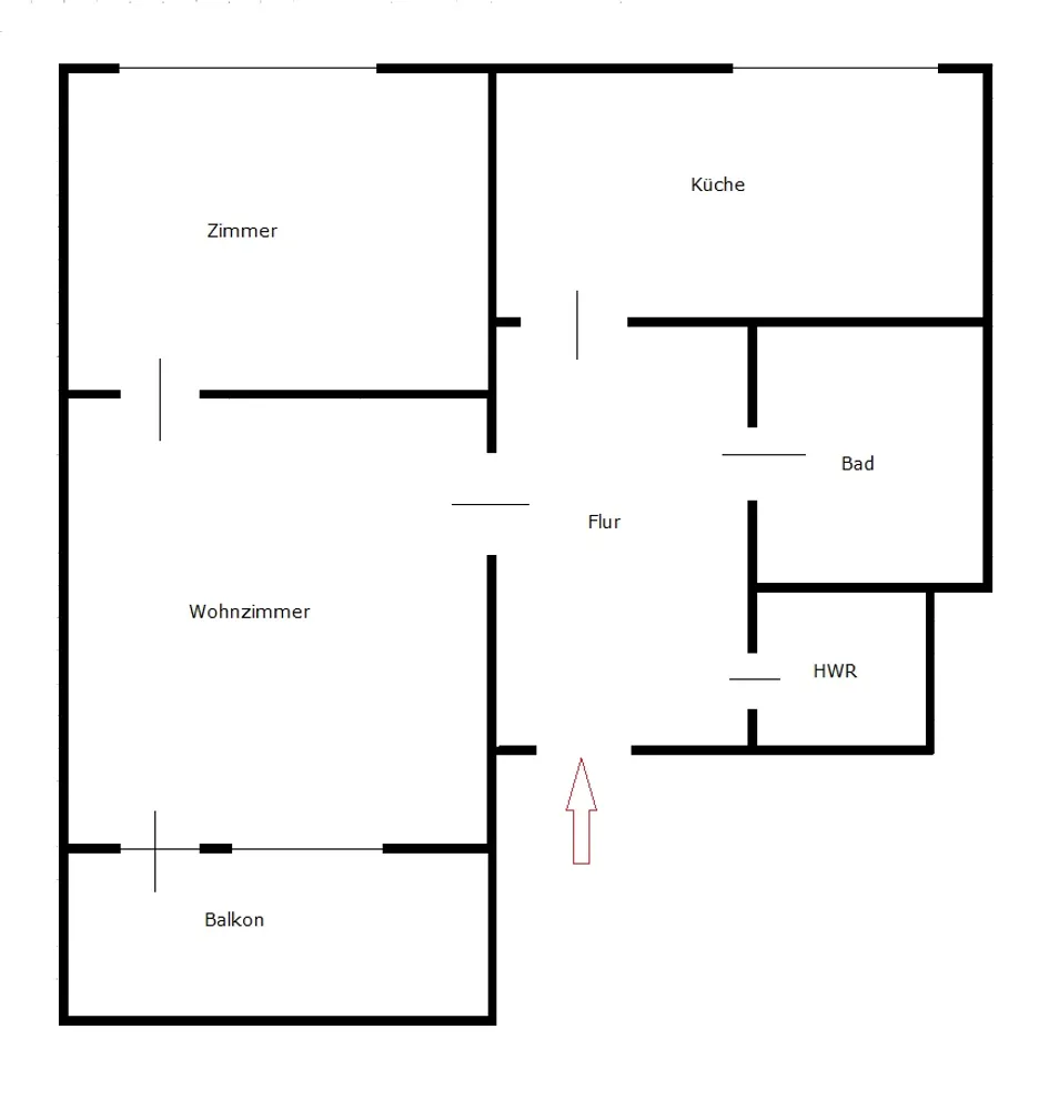 2 Zimmer Wohnung mit 47 m² in Delmenhorst – Bild 4