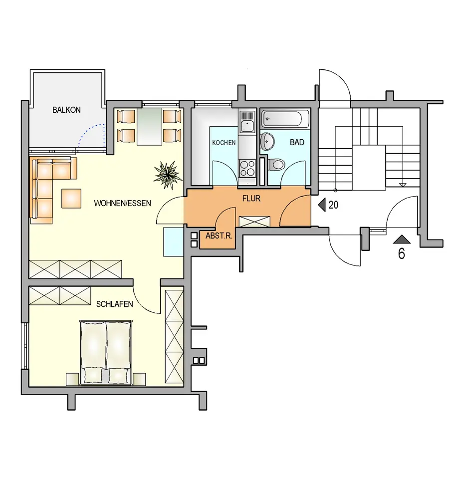 2 Zimmer Wohnung mit 56 m² in Remscheid – Bild 4