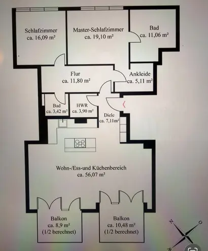 3 Zimmer Wohnung mit 142 m² in München – Bild 12