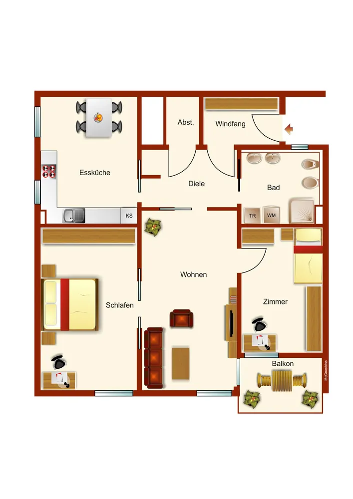 3 Zimmer Wohnung mit 102 m² in Regensburg – Bild 7