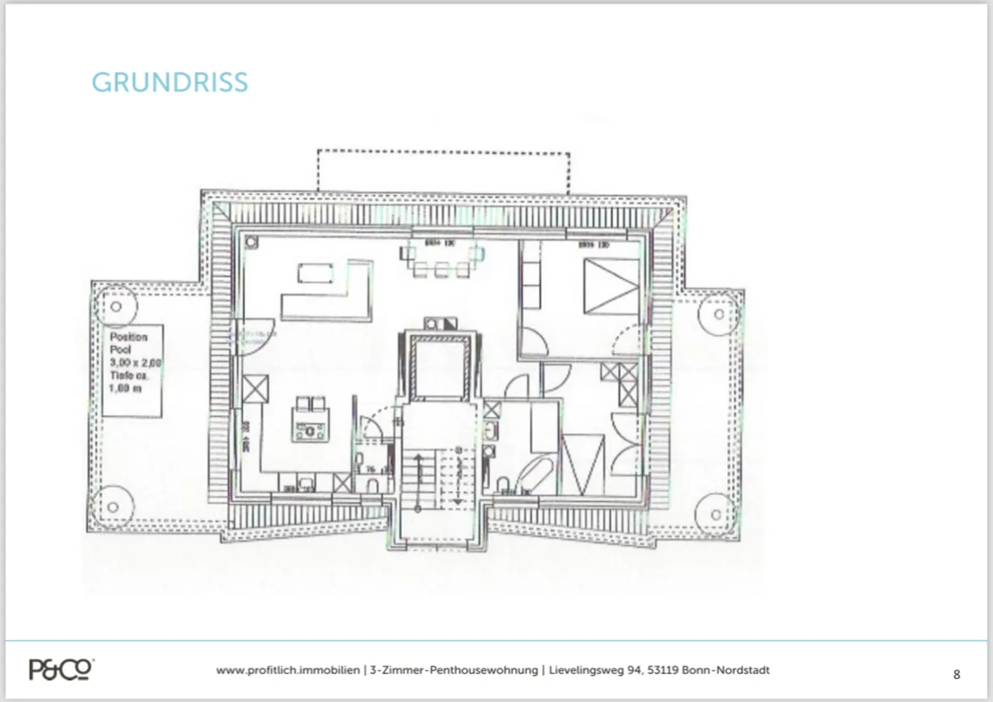 3 Zimmer Wohnung mit 120 m² in Bonn – Bild 8