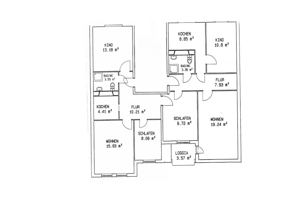 3 Zimmer Wohnung mit 90 m² in Aschersleben – Bild 1