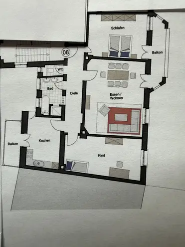 3 Zimmer Wohnung mit 120 m² in Mannheim – Bild 12