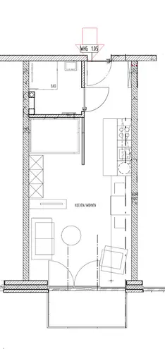 1 Zimmer Wohnung mit 42 m² in Oldenburg – Bild 7