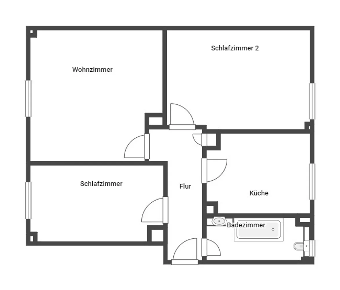 3 Zimmer Wohnung mit 66 m² in Kaiserslautern – Bild 5