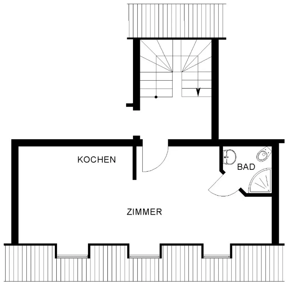 1 Zimmer Wohnung mit 30 m² in Hannover – Bild 2