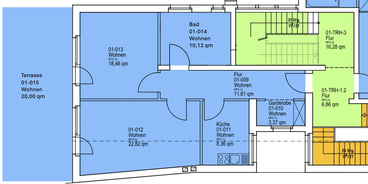 2 Zimmer Wohnung mit 75 m² in Detmold – Bild 2
