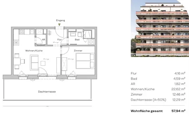 2 Zimmer Wohnung mit 70 m² in Leipzig – Bild 10