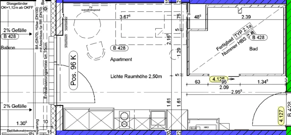 2 Zimmer Wohnung mit 26 m² in Osnabrück – Bild 8
