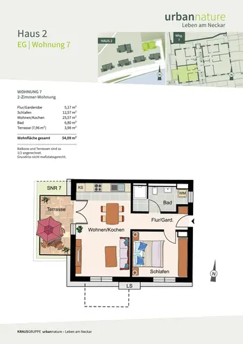 2 Zimmer Wohnung mit 54 m² in Heidelberg – Bild 7