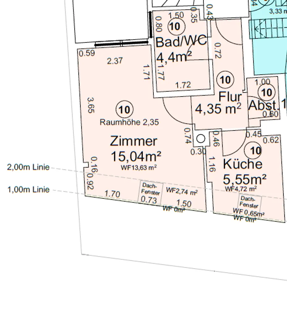 1 Zimmer Wohnung mit 30 m² in Baden-Baden – Bild 4