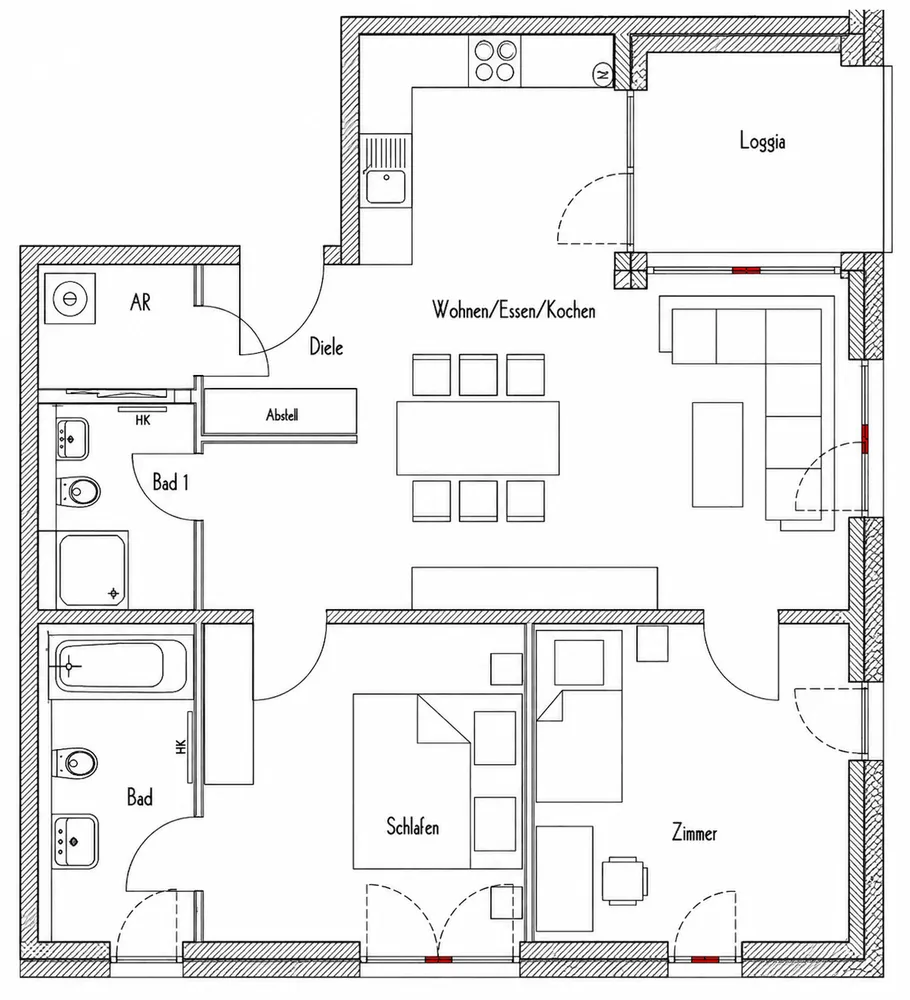 3 Zimmer Wohnung mit 79 m² in Trier – Bild 7