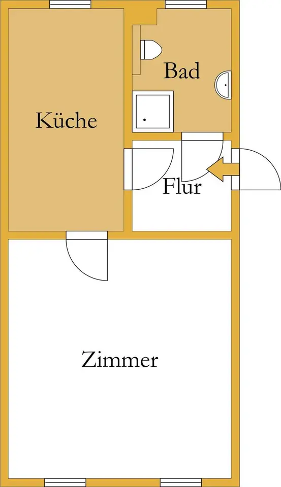 Studio mit 40 m² in Köthen – Bild 6