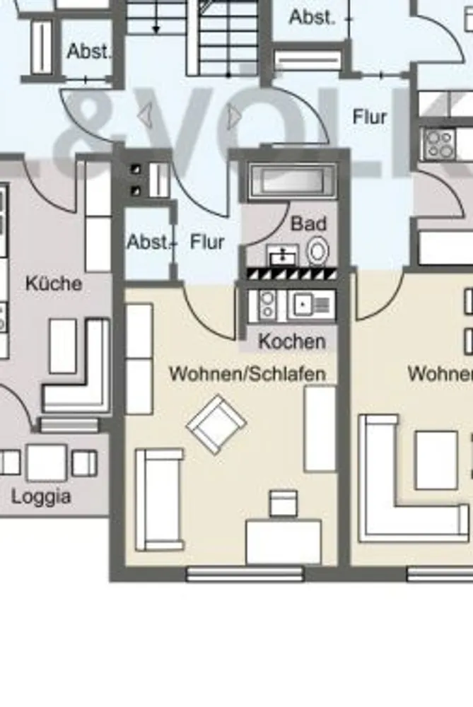 1 Zimmer Wohnung mit 28 m² in Hamm – Bild 6