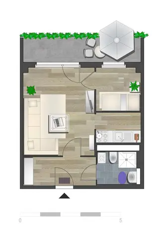 1 Zimmer Wohnung mit 36 m² in Chemnitz – Bild 6