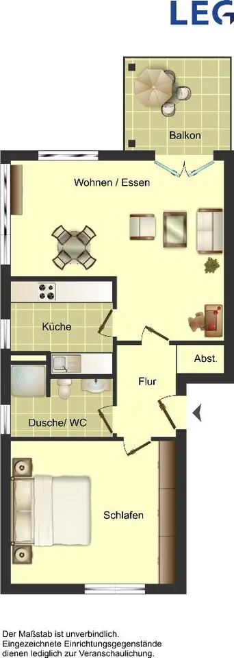 Studio mit 12 m² in Aachen – Bild 6