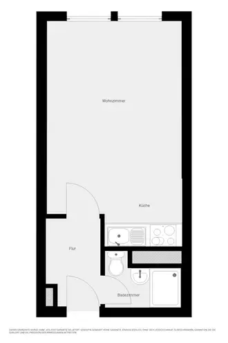 1 Zimmer Wohnung mit 22 m² in Halle (Saale) – Bild 9