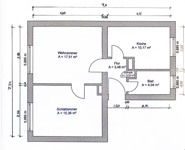 2 Zimmer Wohnung mit 51 m² in Frankfurt am Main – Bild 11