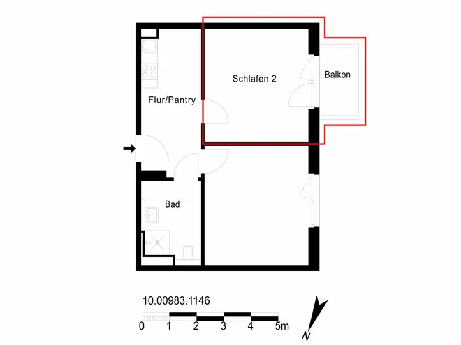 1 Zimmer Wohnung mit 26 m² in Berlin – Bild 11