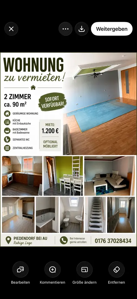 2 Zimmer Wohnung mit 55 m² in Freising – Bild 9