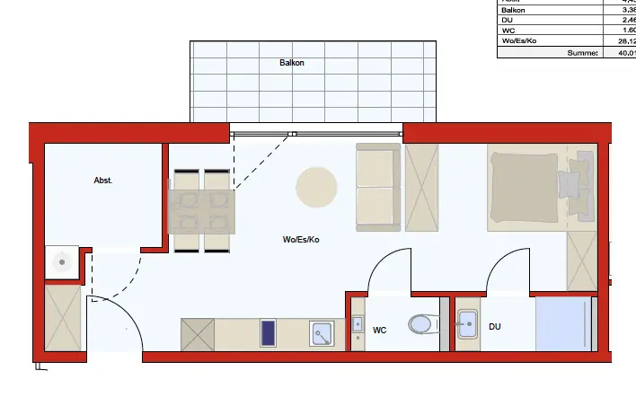 2 Zimmer Wohnung mit 40 m² in Crailsheim – Bild 7