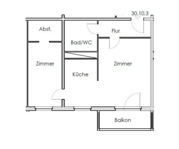 2 Zimmer Wohnung mit 46 m² in Leipzig – Bild 7