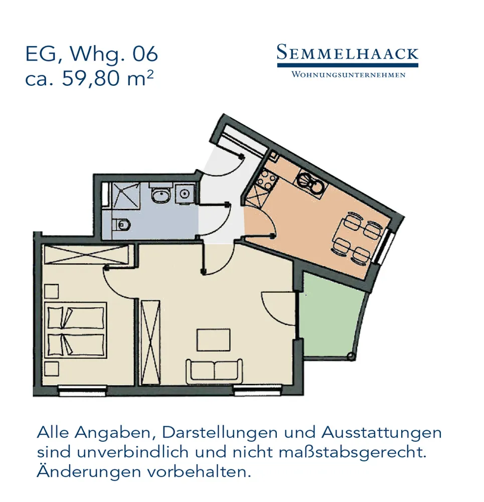 2 Zimmer Wohnung mit 52 m² in Leipzig – Bild 7