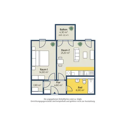 2 Zimmer Wohnung mit 51 m² in Leipzig – Bild 5
