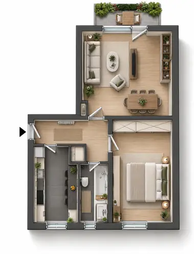 2 Zimmer Wohnung mit 53 m² in Berlin – Bild 12