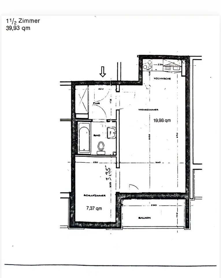 2 Zimmer Wohnung mit 40 m² in Lüneburg – Bild 5