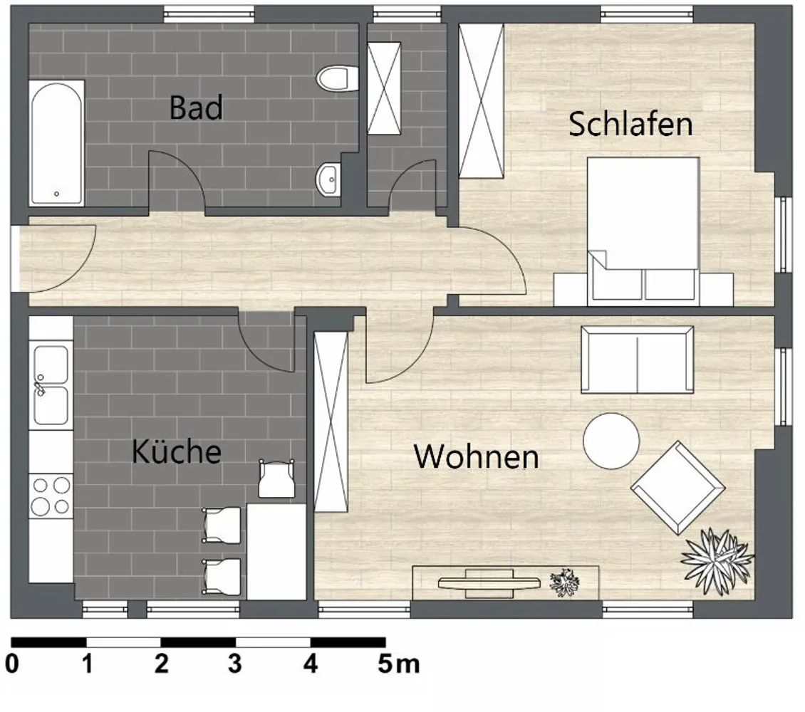 2 Zimmer Wohnung mit 62 m² in Dessau-Roßlau – Bild 10