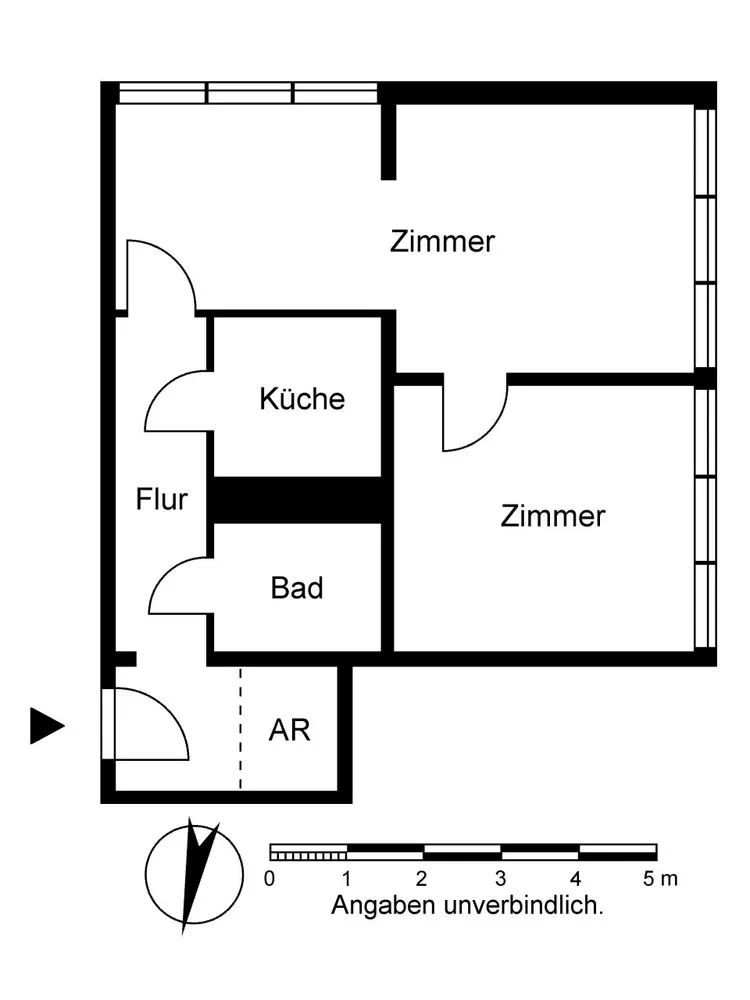 2 Zimmer Wohnung mit 53 m² in Frankfurt (Oder) – Bild 2