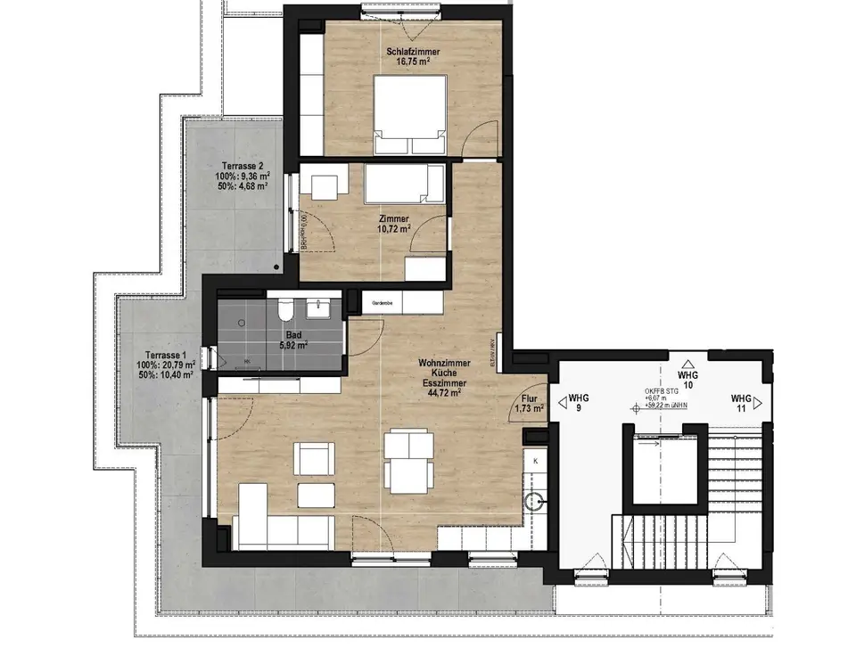 3 Zimmer Wohnung mit 95 m² in Troisdorf – Bild 5