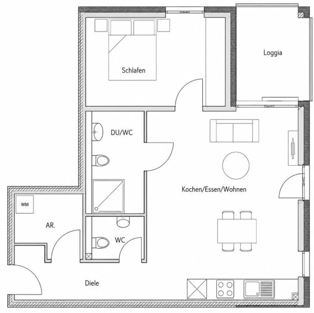 2 Zimmer Wohnung mit 75 m² in Trier – Bild 6