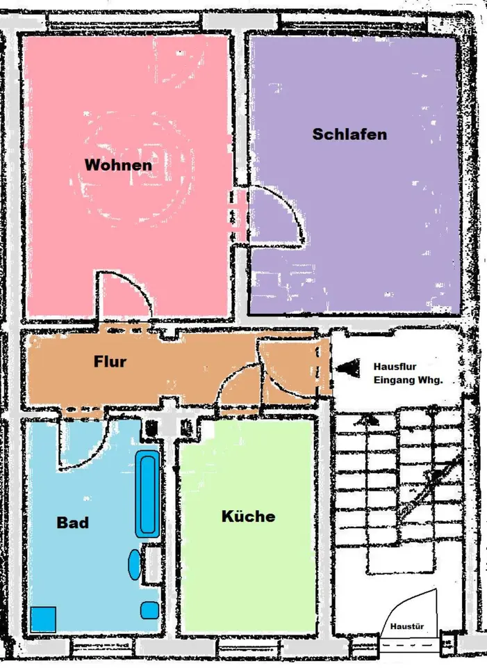 2 Zimmer Wohnung mit 53 m² in Sangerhausen – Bild 8
