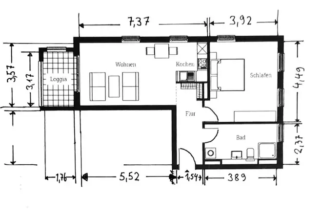 2 Zimmer Wohnung mit 61 m² in Frankfurt am Main – Bild 8
