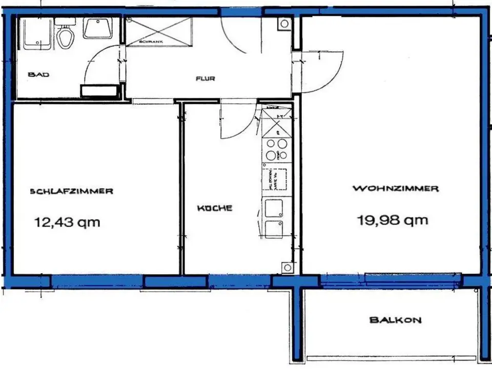 2 Zimmer Wohnung mit 52 m² in Lüneburg – Bild 8