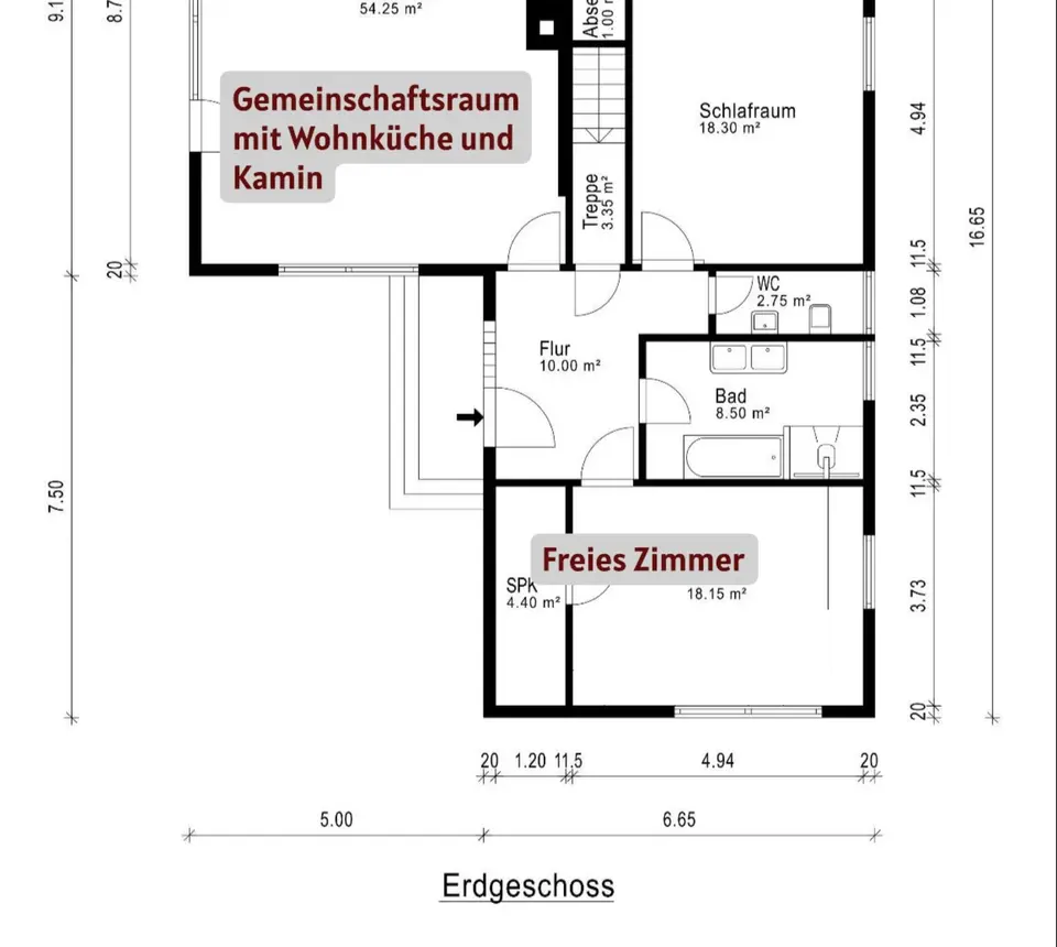 WG-Zimmer mit 170 m² in Lüneburg – Bild 6